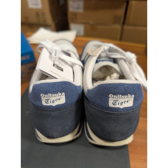 Onitsuka Tiger New York Sneakers Grey Navy Size 11 - Picture 5 of 10